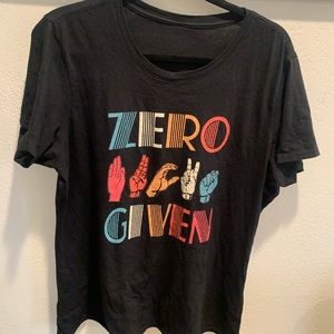 Sign language t shirt-flash sale